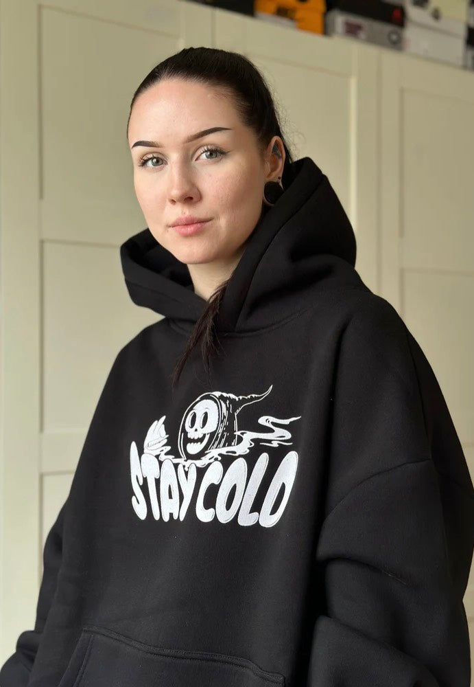 Stay Cold Apparel - Haunt Trip Oversized Black - Hoodie Clearance Shop