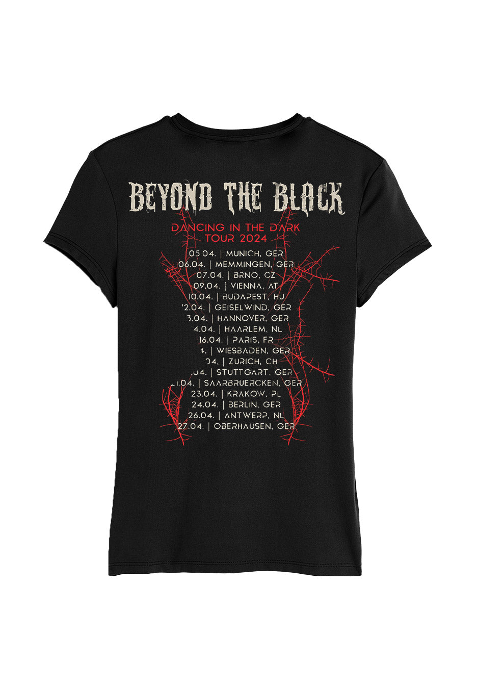 Beyond The Black - Dancing In The Dark Tour 2024 - Girly Cheap Pirce