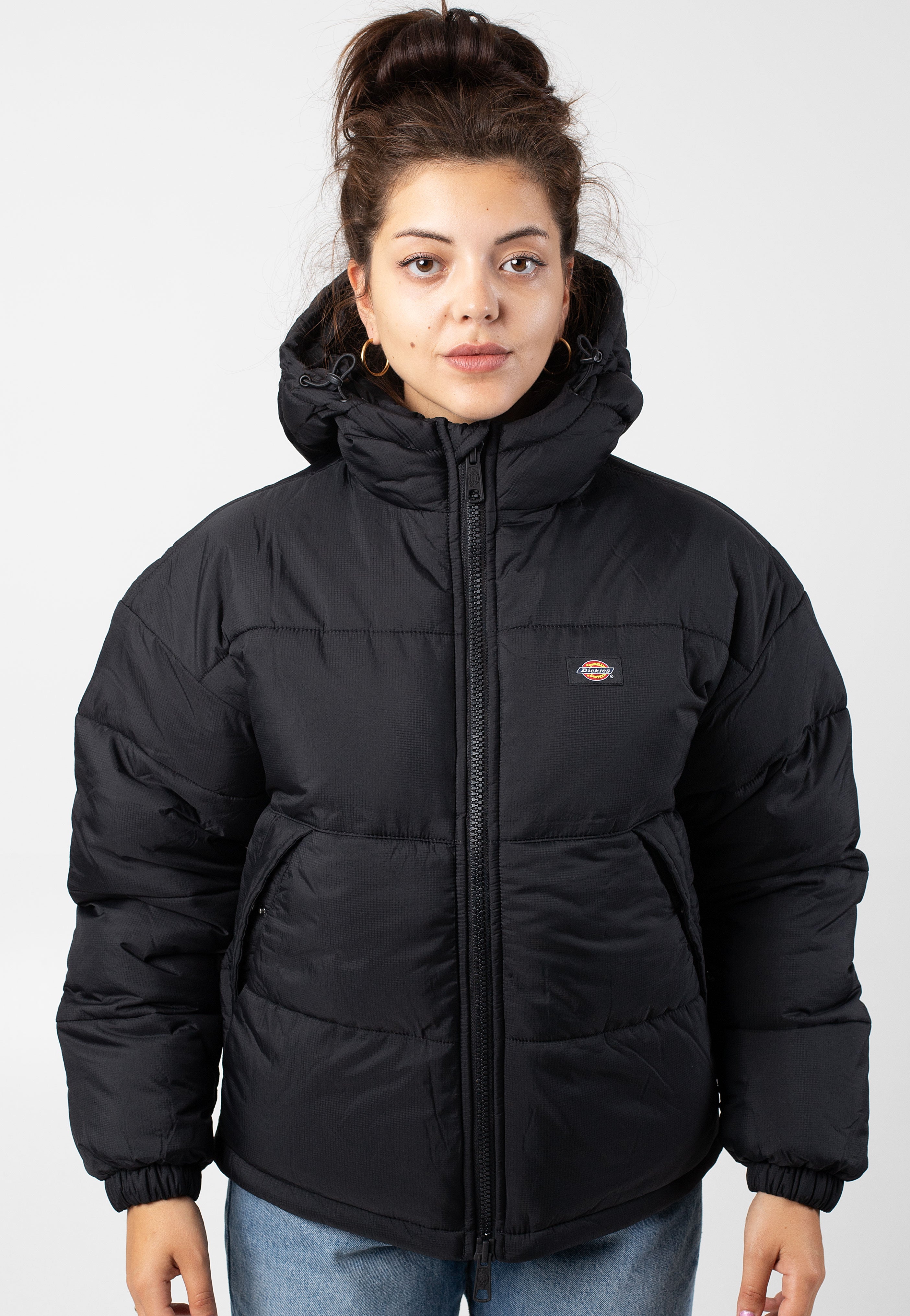 Dickies - Alatna Oversized Puffer Black - Jacket Sale Amazing Pice