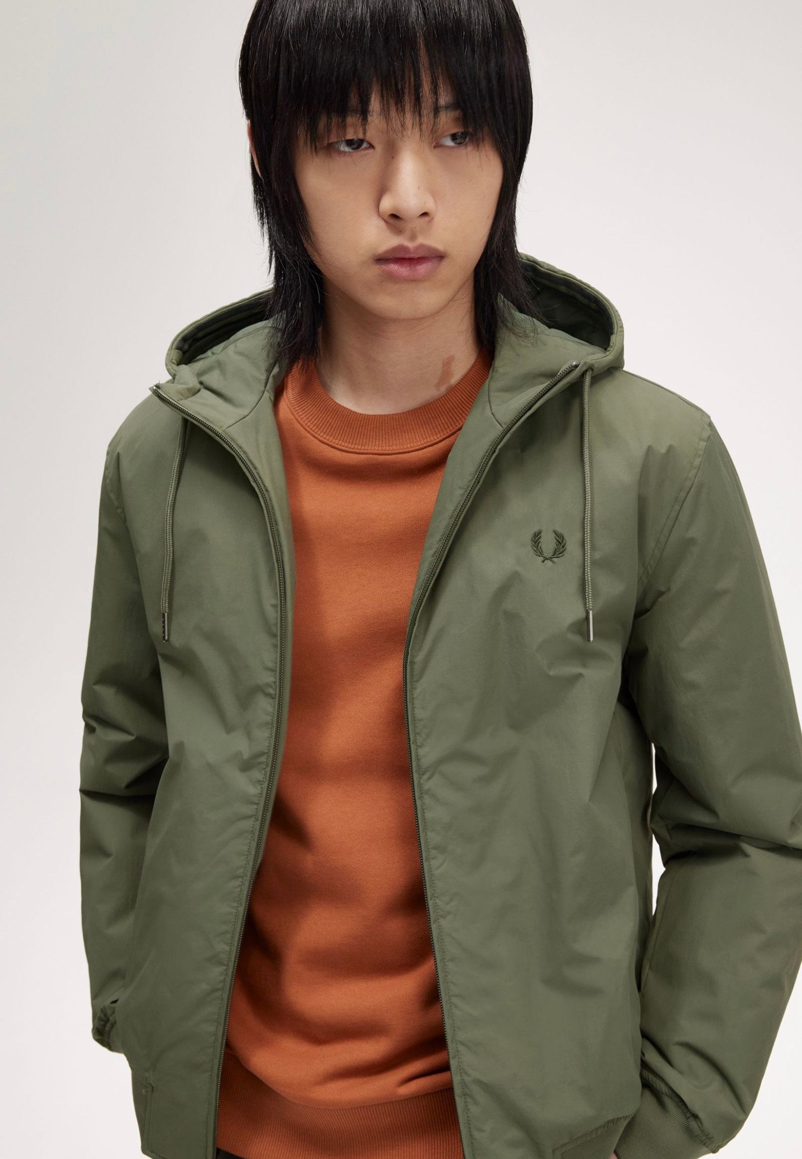 Fred Perry - The Hooded Brentham Lrl Wrth Green - Jacket Clearance Cheapest Pice