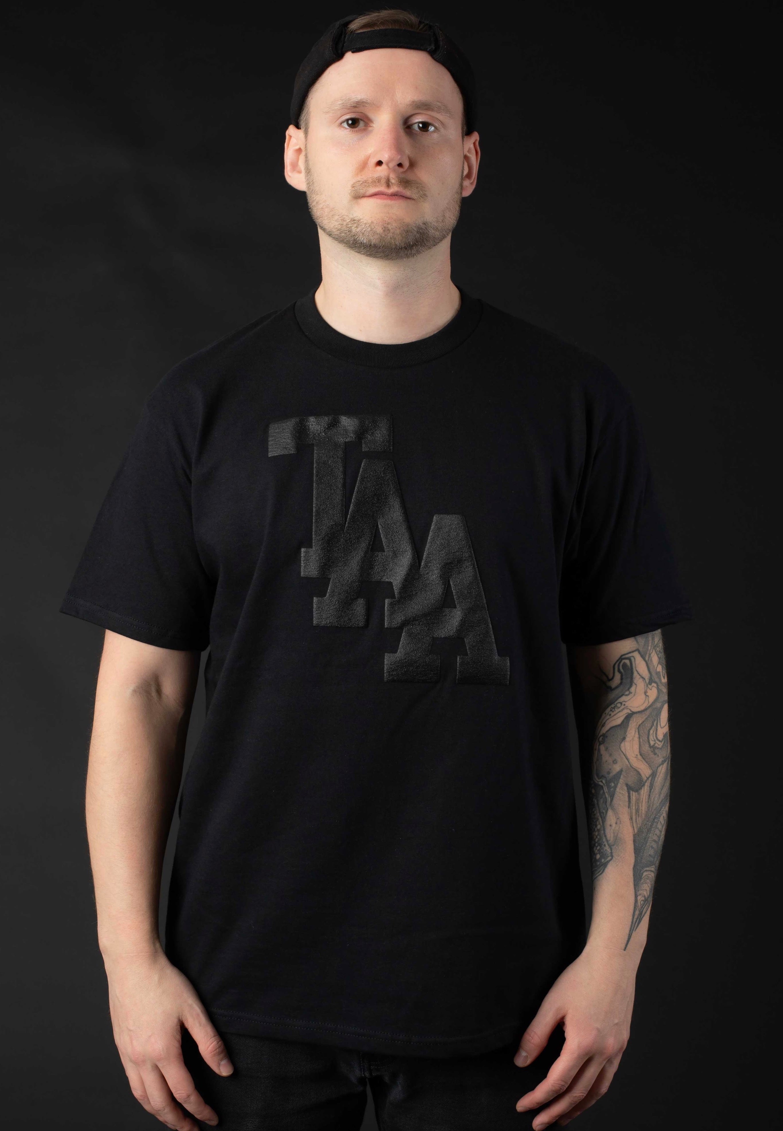 The Amity Affliction - TAA Logo Limited Black On Black - T-Shirt Affordable Cheap Online