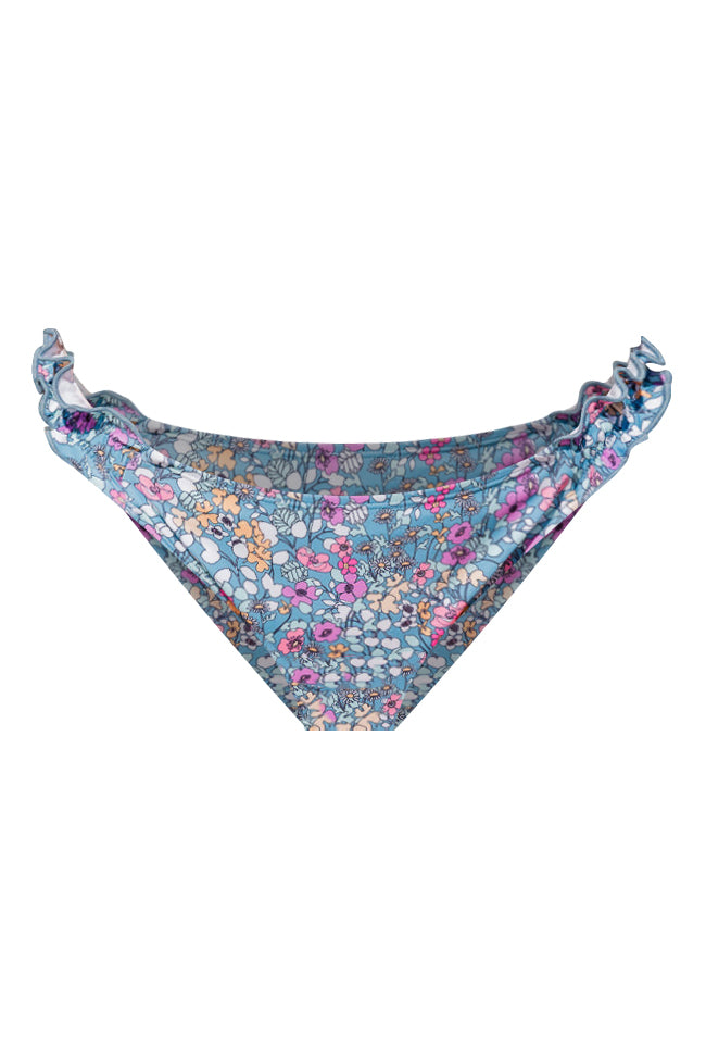 Beautiful Escape Blue Floral Bikini Bottoms FINAL SALE Outlet Discount Sale