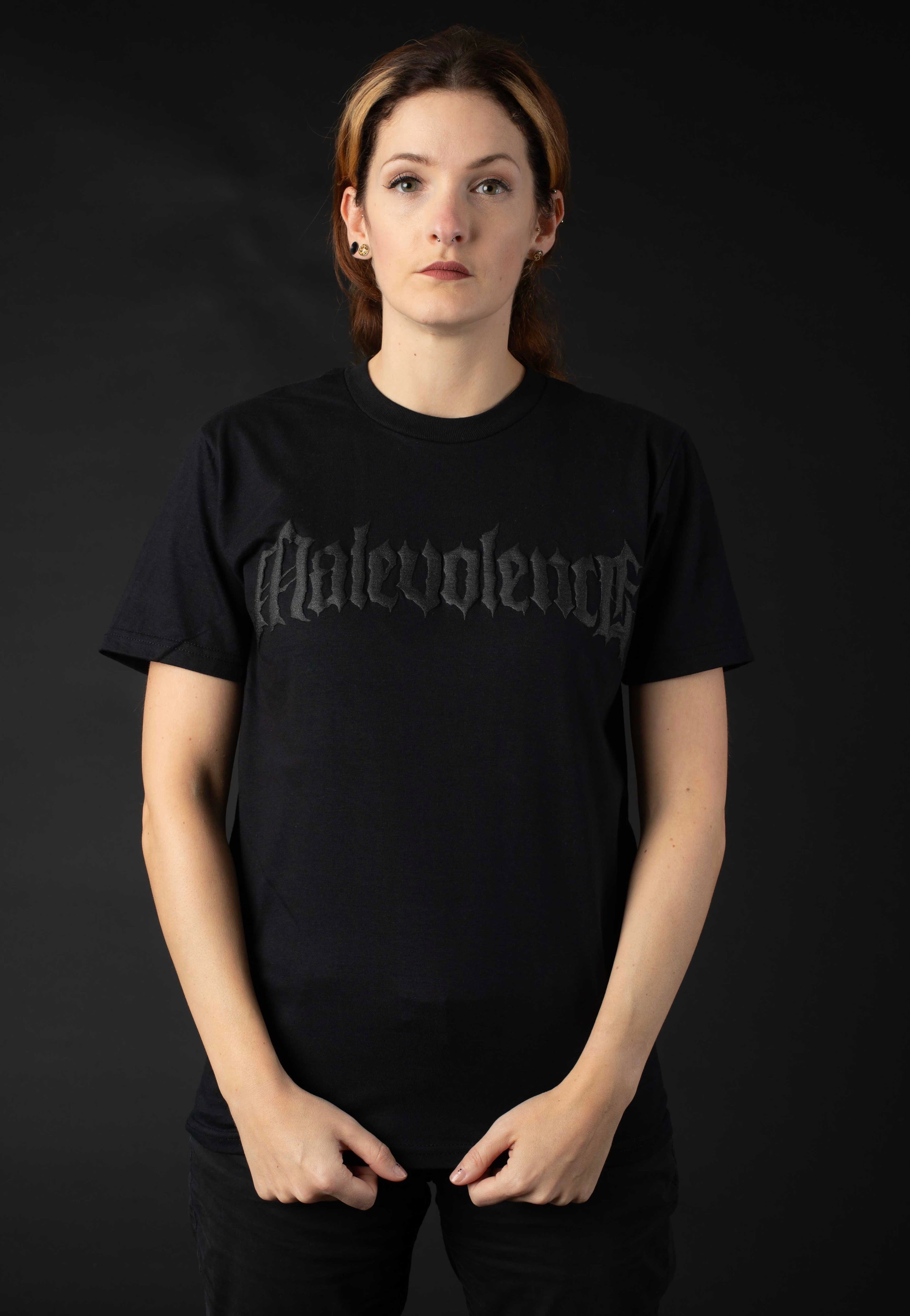 Malevolence - Logo Limited Black On Black - T-Shirt From China