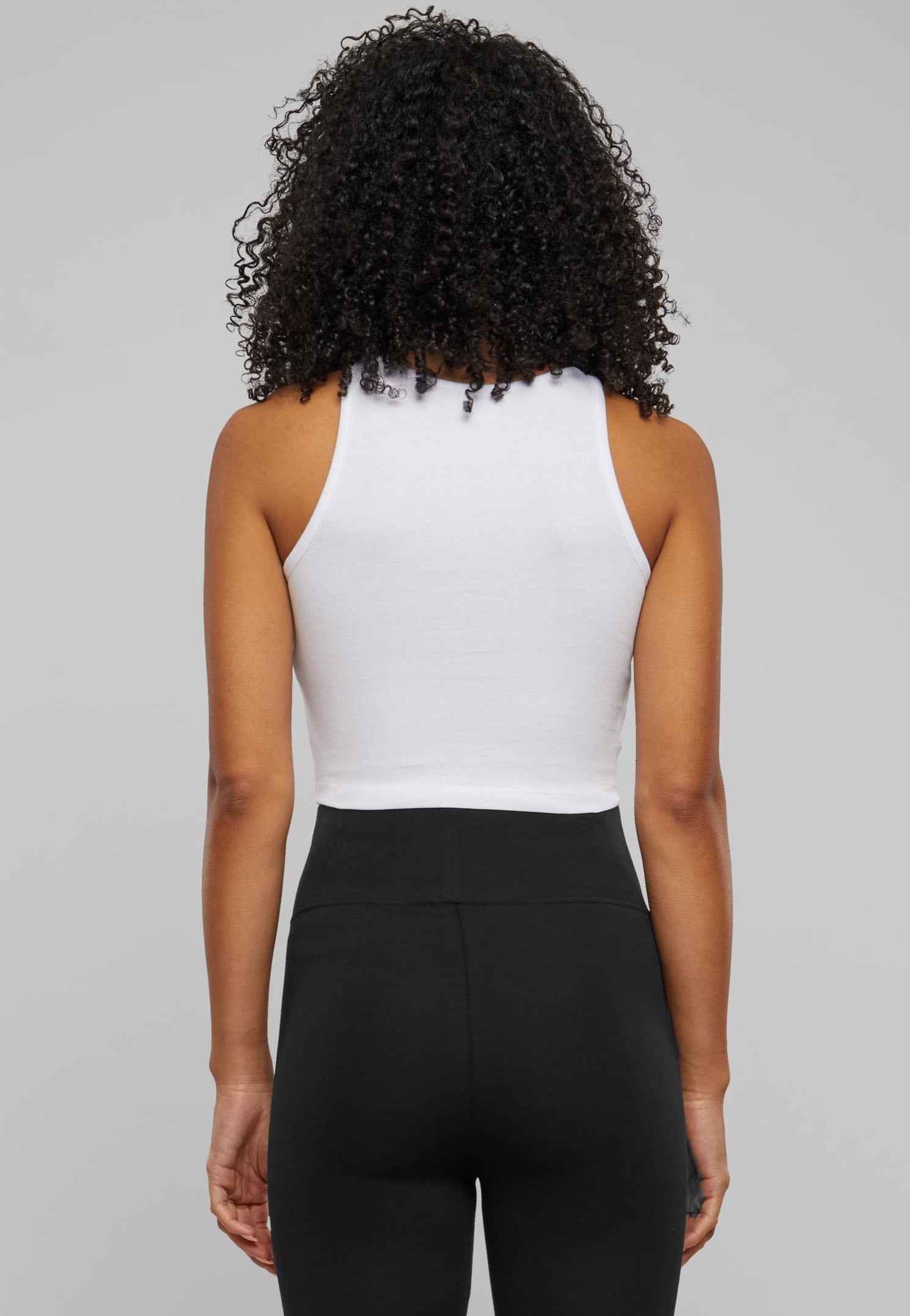 Urban Classics - Ladies Organic Cropped Rib White - Top Geniue Stockist Cheap Online