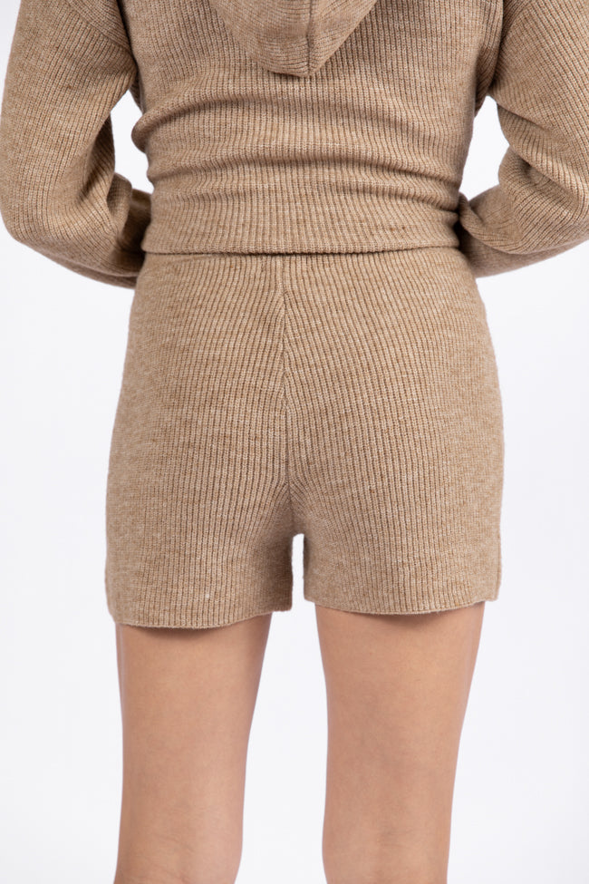 Cloud Chaser Mocha Sweater Knit Shorts SALE Best Pices For Sale