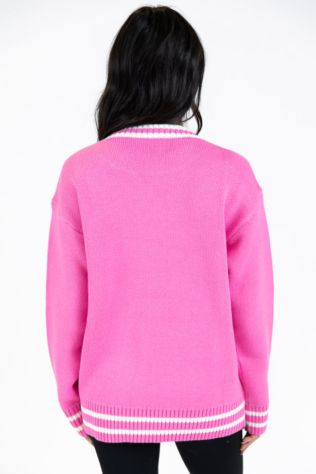 Varsity Ski Pink Sweater SALE Official Online