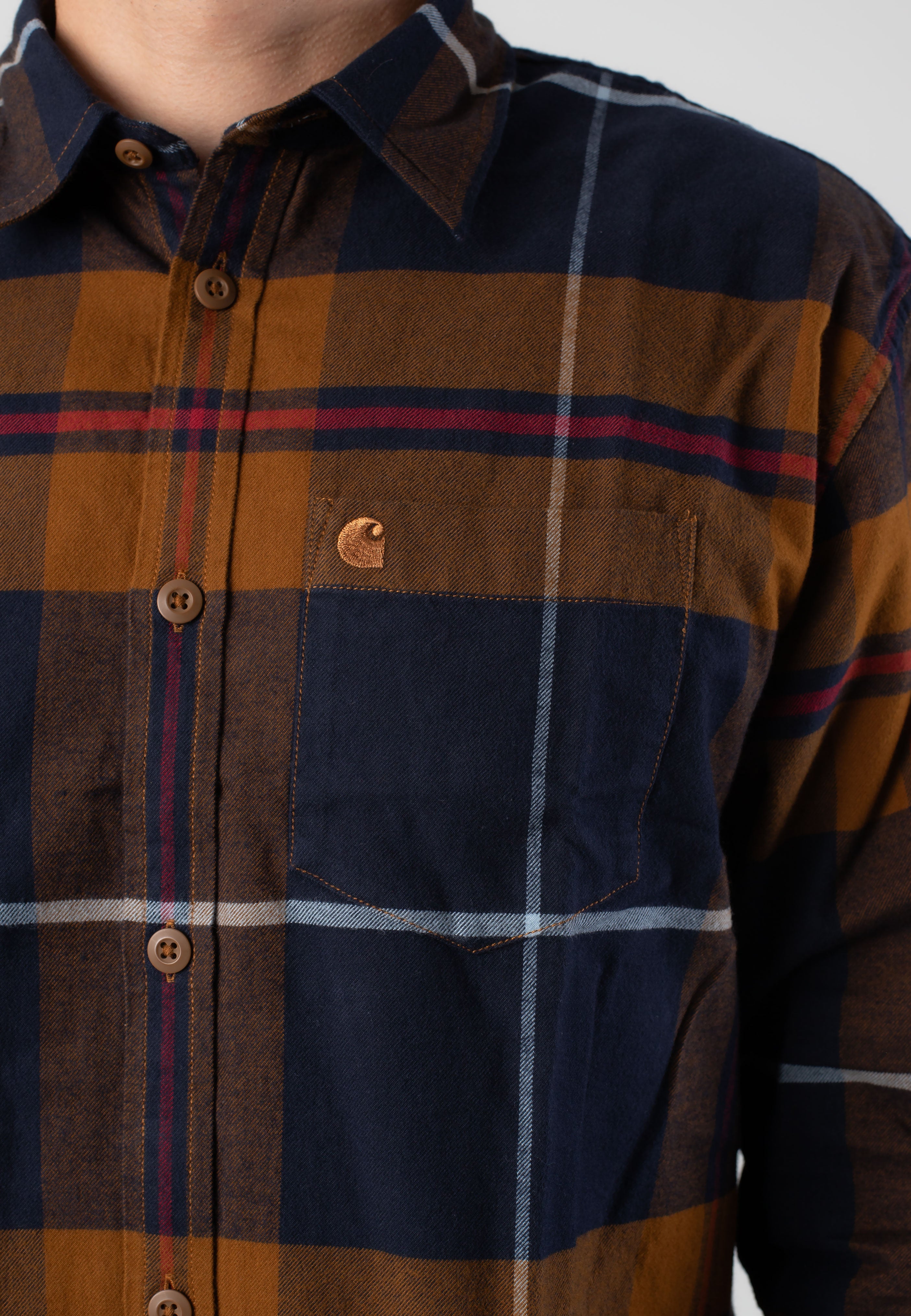 Carhartt WIP - Garnett Check/Deep H Brown/Deep H Brown - Shirt The Cheapest Cheap Online