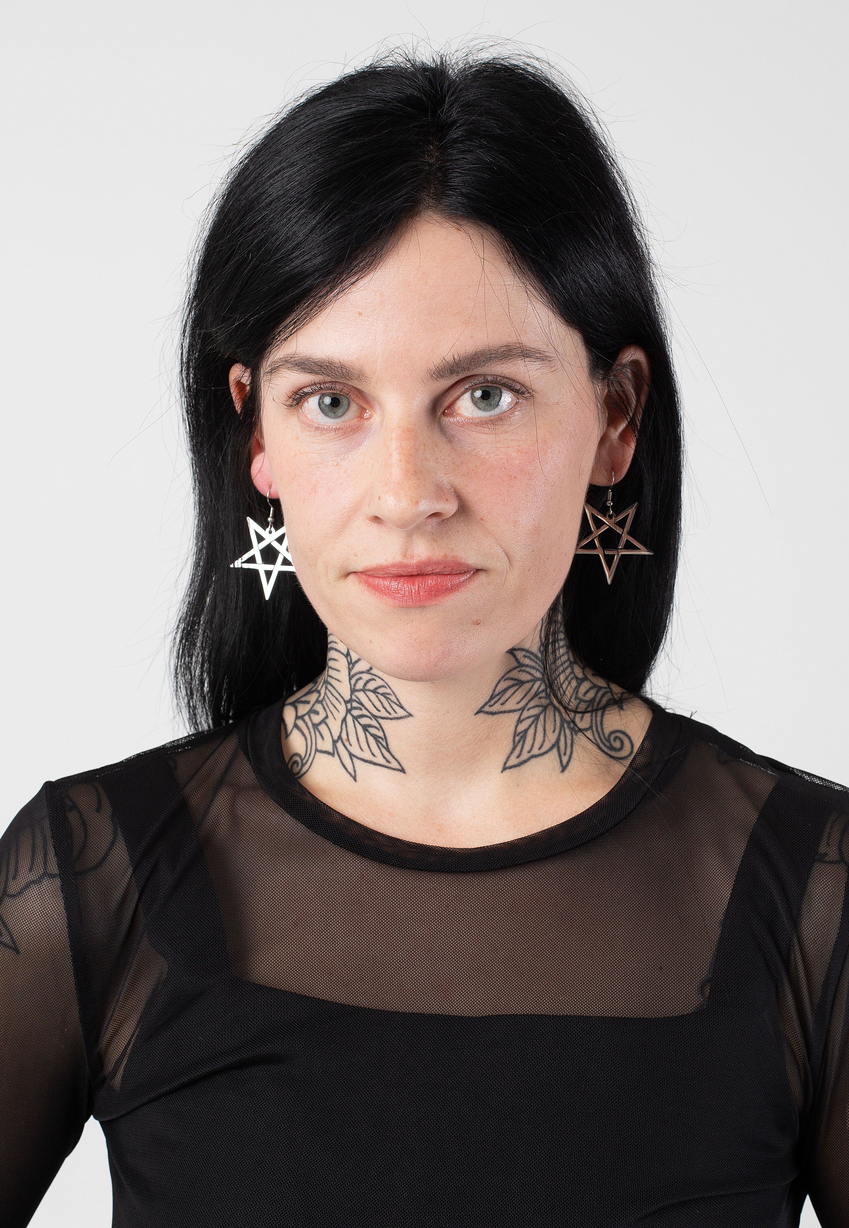 Easure - Pentagram Silver - Earrings High Quality For Sale