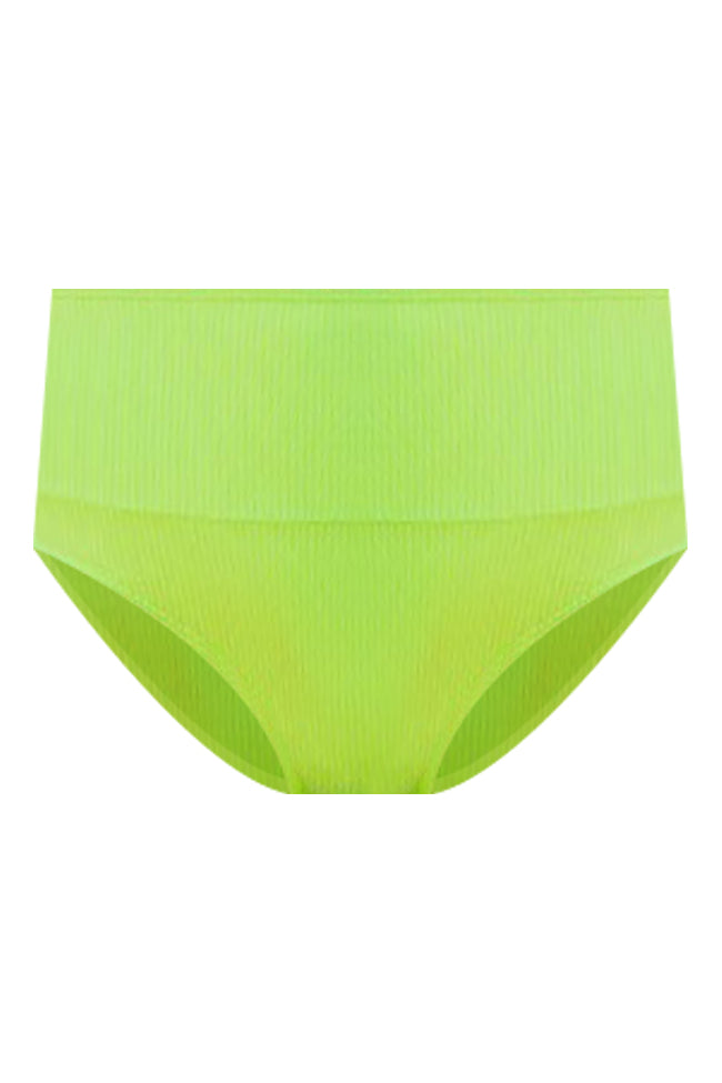 Needing Vitamin Sea Neon Lime Bikini Bottoms FINAL SALE Clearance Find Great