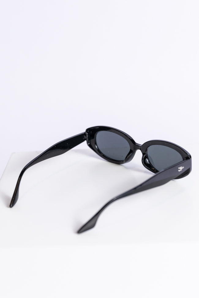 Black Oval Framed Sunglasses Discount 2025 Newest