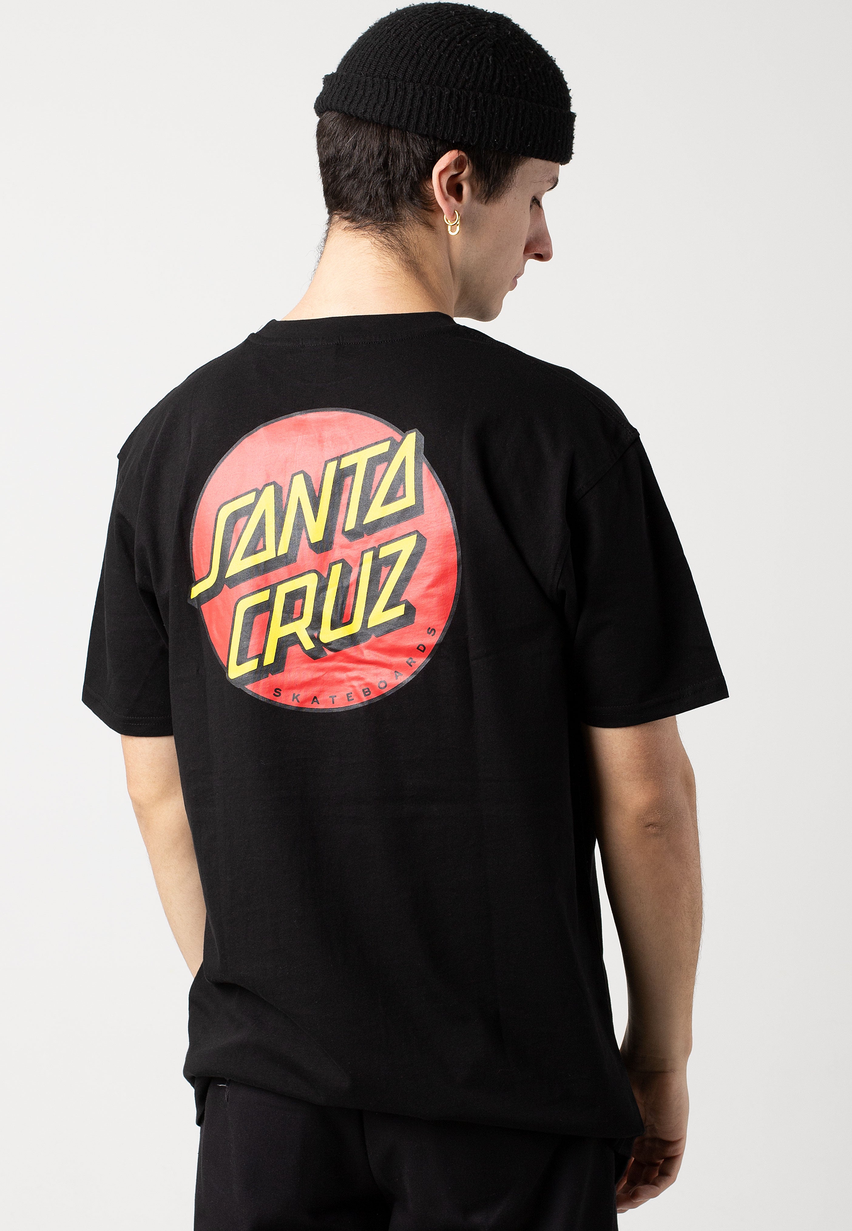 Santa Cruz - Classic Dot Chest Black - T-Shirt Online Online High Quality