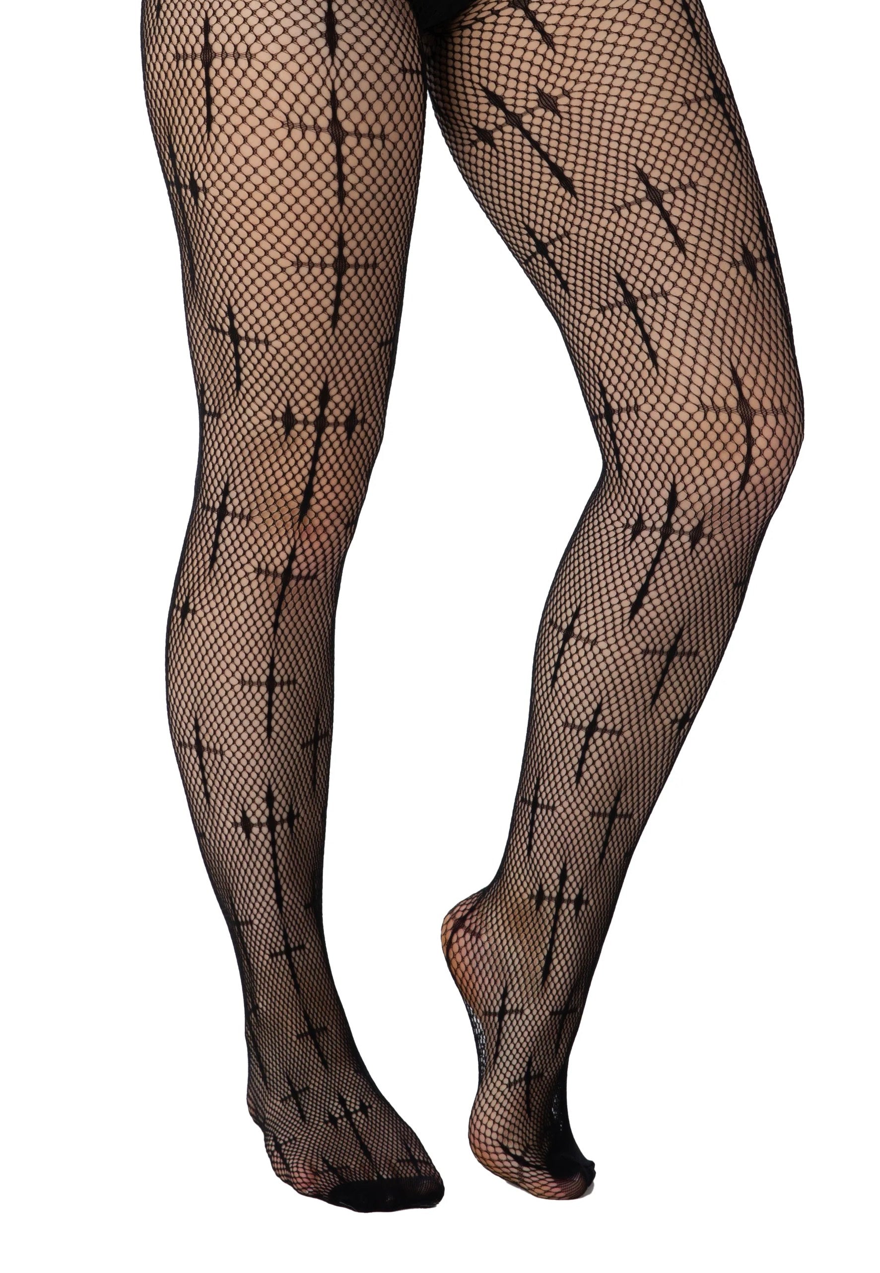 Pamela Mann - Latin Cross Net Black - Tights Free Shipping Wiki