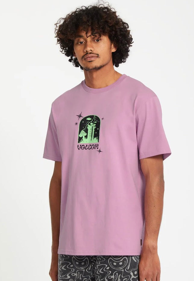 Volcom - Fa Filip Rygalski Steel Purple - T-Shirt Clearance Low Pice Fee Shipping