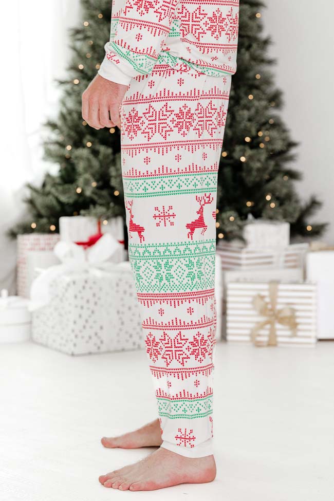 Sleigh All Day Men Red and Green Fair Isle Pajama Pant FINAL SALE Reliable Cheap Online