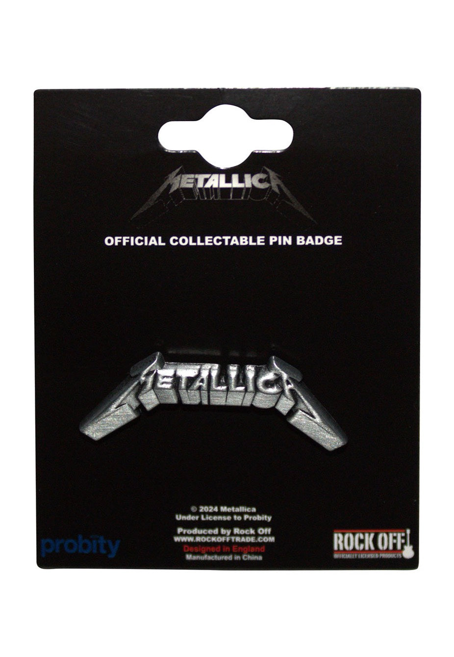 Metallica - 3D Logo - Pin Sale With Paypal