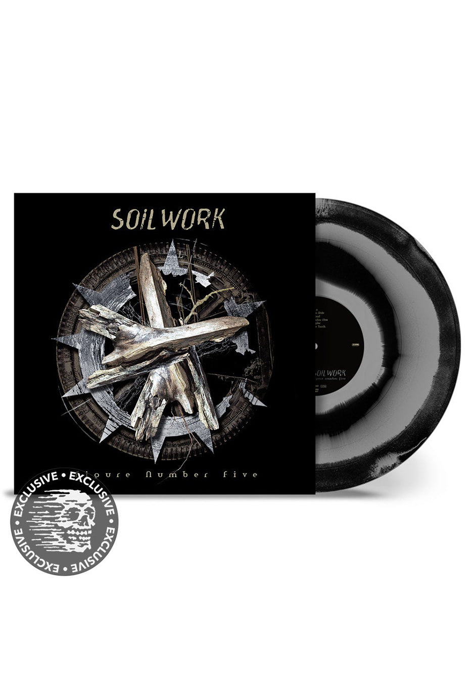 Soilwork - Figure Numbers Five Silver/Black Corona - Colored Vinyl Comfortable Cheap Pice