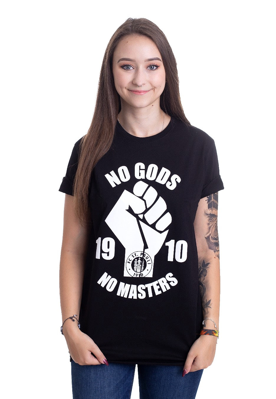 FC St. Pauli - No Gods - T-Shirt How Much Online