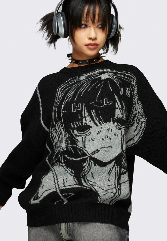 Minga London - In My Own World Black - Pullover Online Online Original