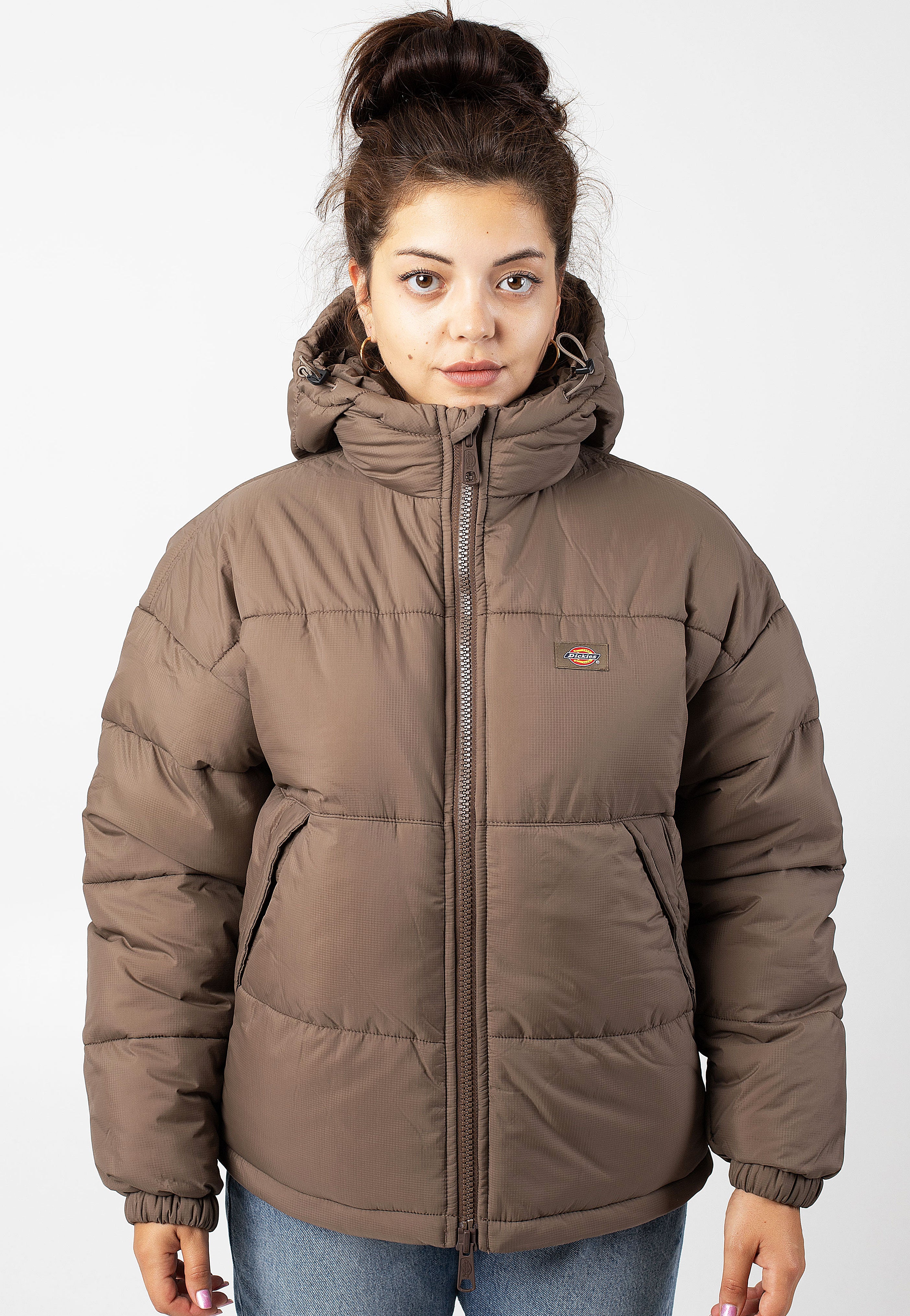 Dickies - Alatna Oversized Puffer Mushroom - Jacket Professional Cheap Pice