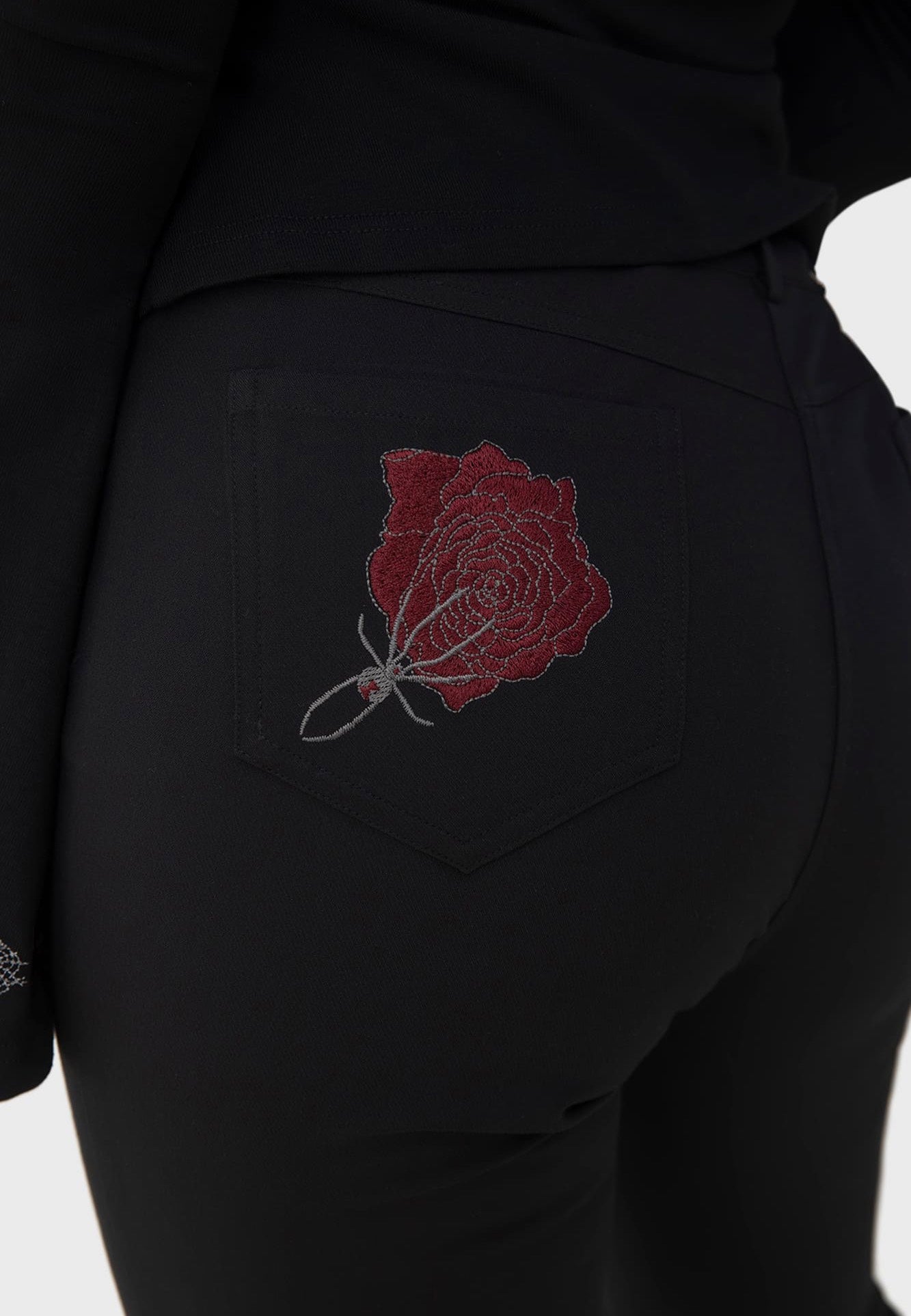 Killstar - Blood Rose Black - Pants Top Quality For Sale