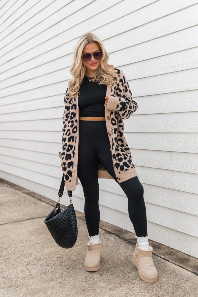 Animal Instincts Leopard Cardigan Buy Online Cheap Pice