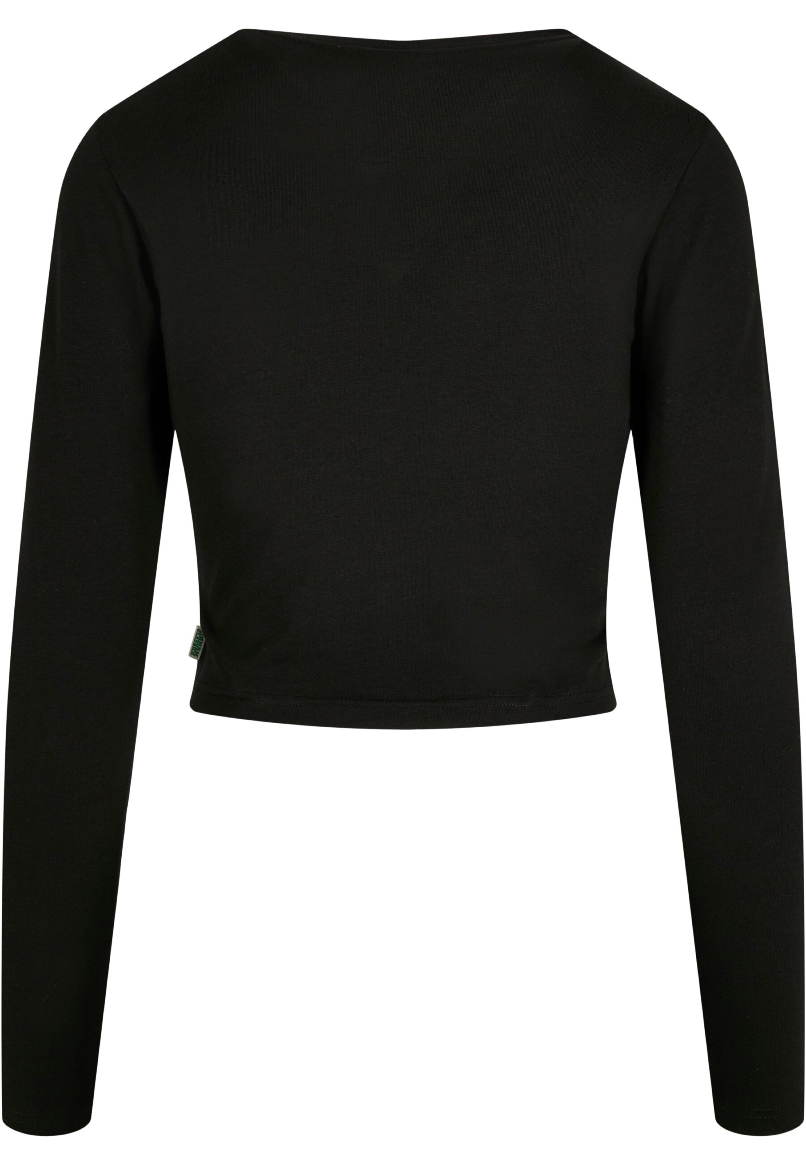 Urban Classics - Ladies Organic Cropped Black - Longsleeve High Quality For Sale