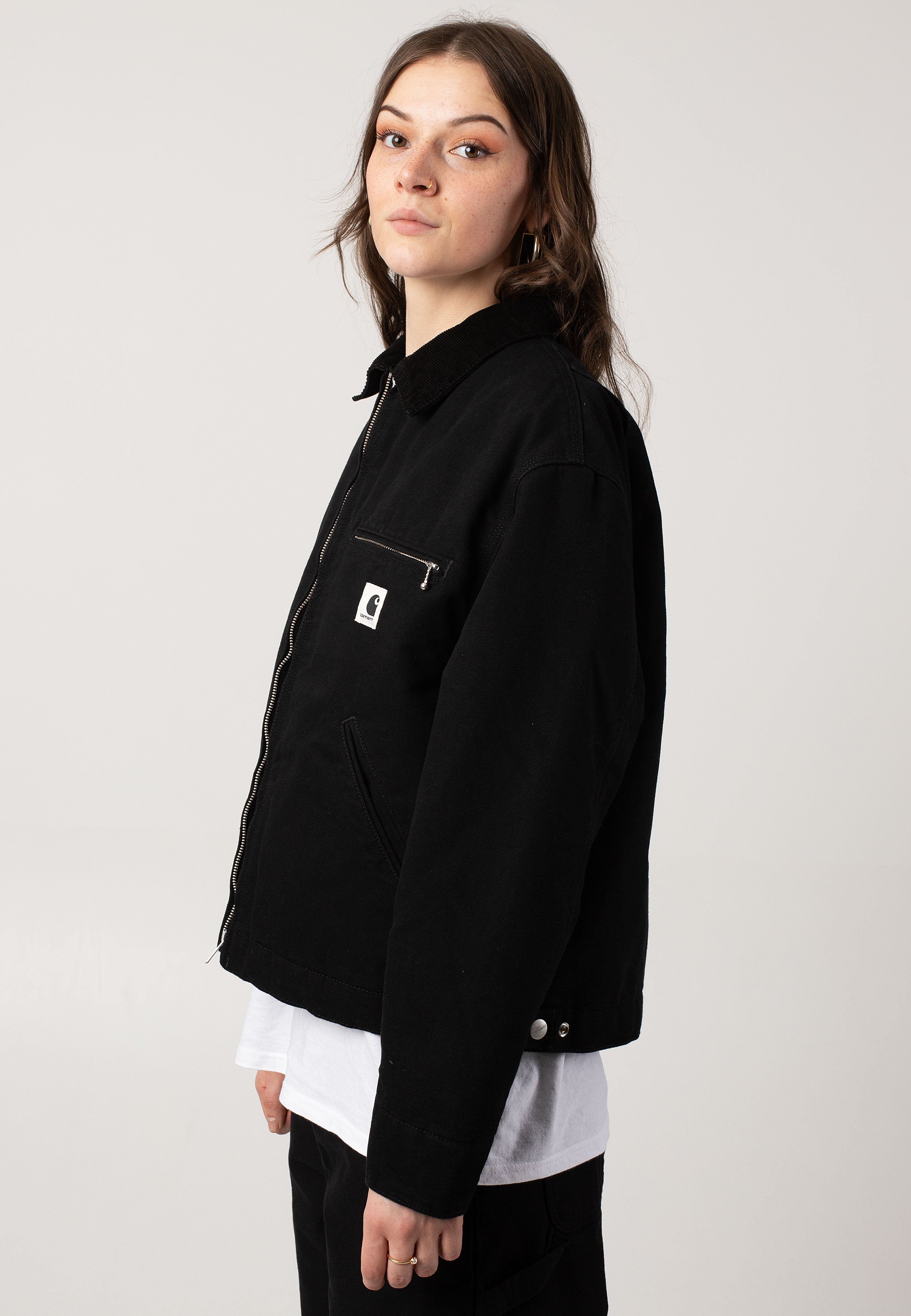 Carhartt WIP - W' Og Detroit Rinsed Black/Black - Jacket