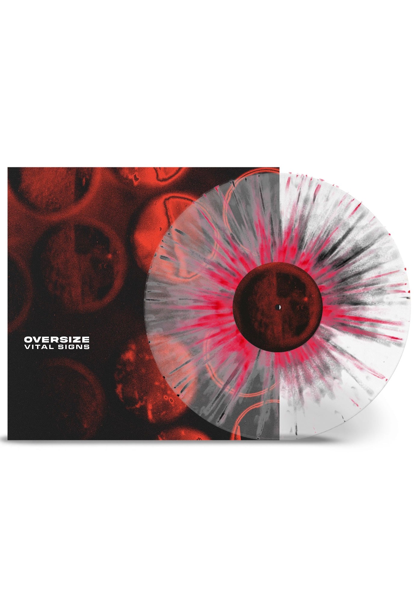 Oversize - Vital Signs Ltd. Clear/ Red/ Black - Splattered Vinyl Buy Cheap Wholesale Pice