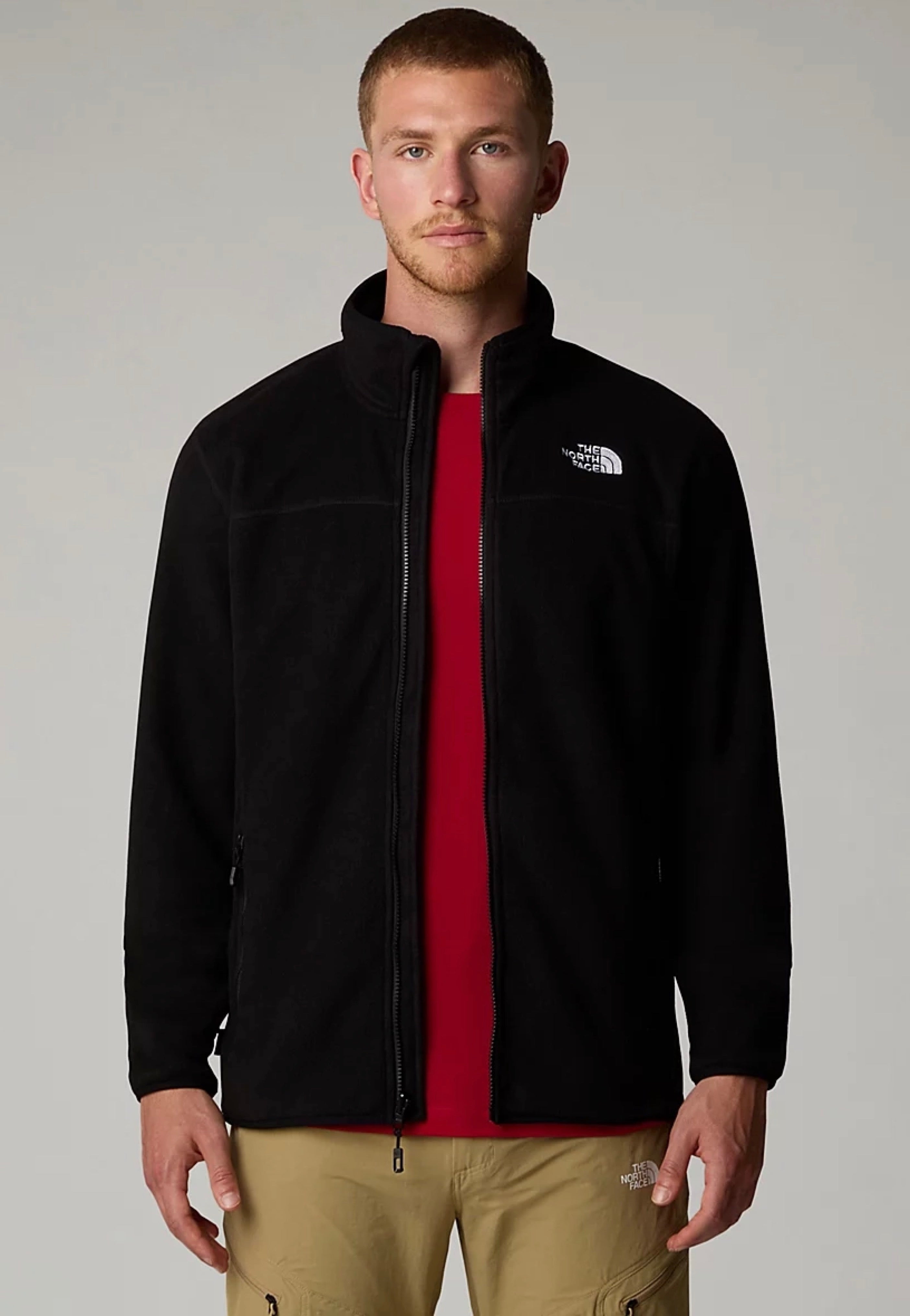 The North Face - 100 Glacier Full Zip Tnf Black - Jacket Sale 100% Guaranteed