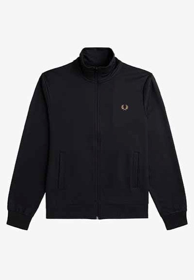 Fred Perry - Track Black/Mtalicgold - Track Jacket Manchester Great Sale Cheap Pice