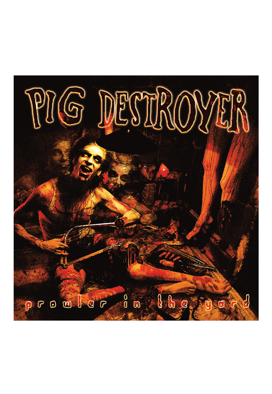 Pig Destroyer - Prowler In The Yard Orange/Black Smoke - Colored Vinyl Sale Clearance