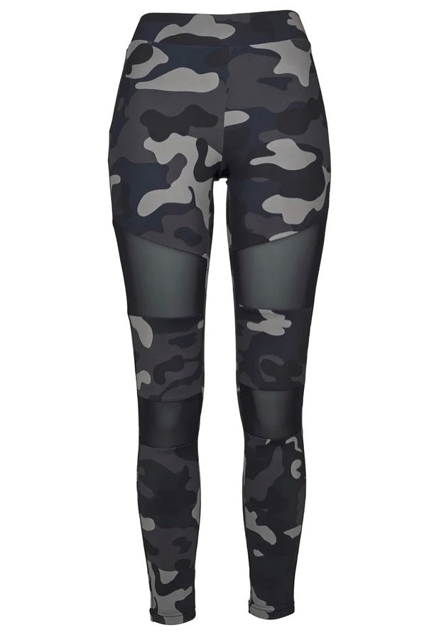 Urban Classics - Ladies Tech Mesh Darkcamo/Black - Leggings Pices Online