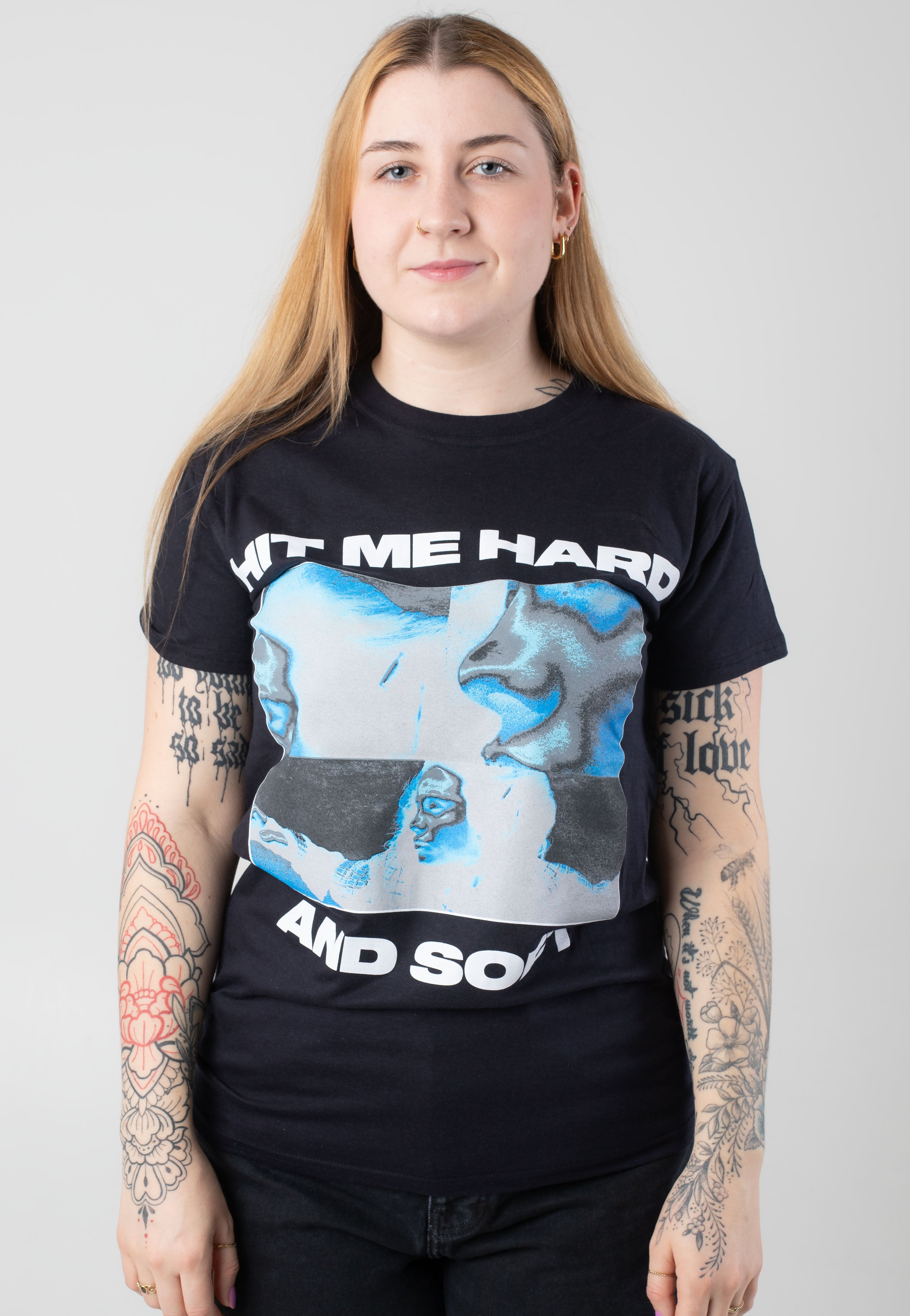 Billie Eilish - Hit Me Hard And Soft Negative - T-Shirt Brand New Unisex Sale Online