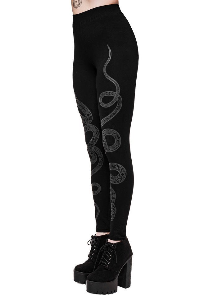 Restyle - Cathedral Snake Black - Leggings Deals Cheap Pice