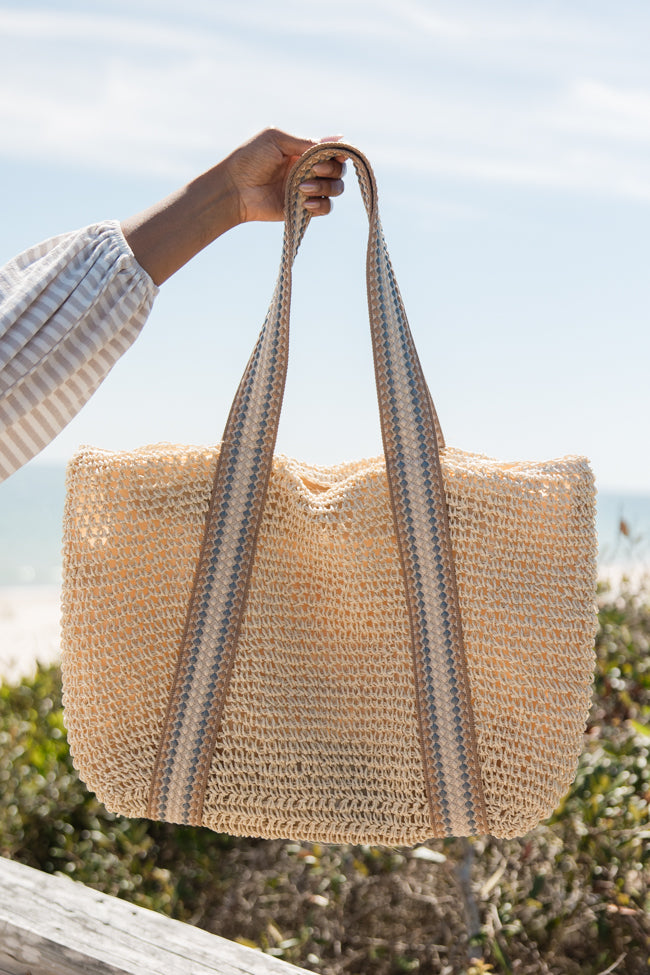 Coastal Woven Beach Bag Fashionable