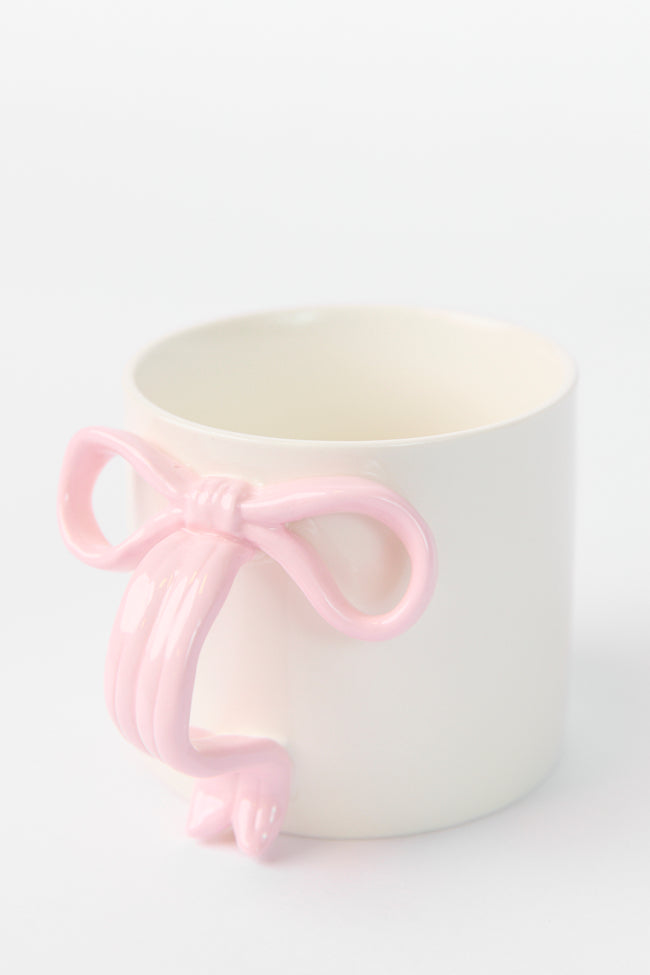 Pink Bow Mug Outlet