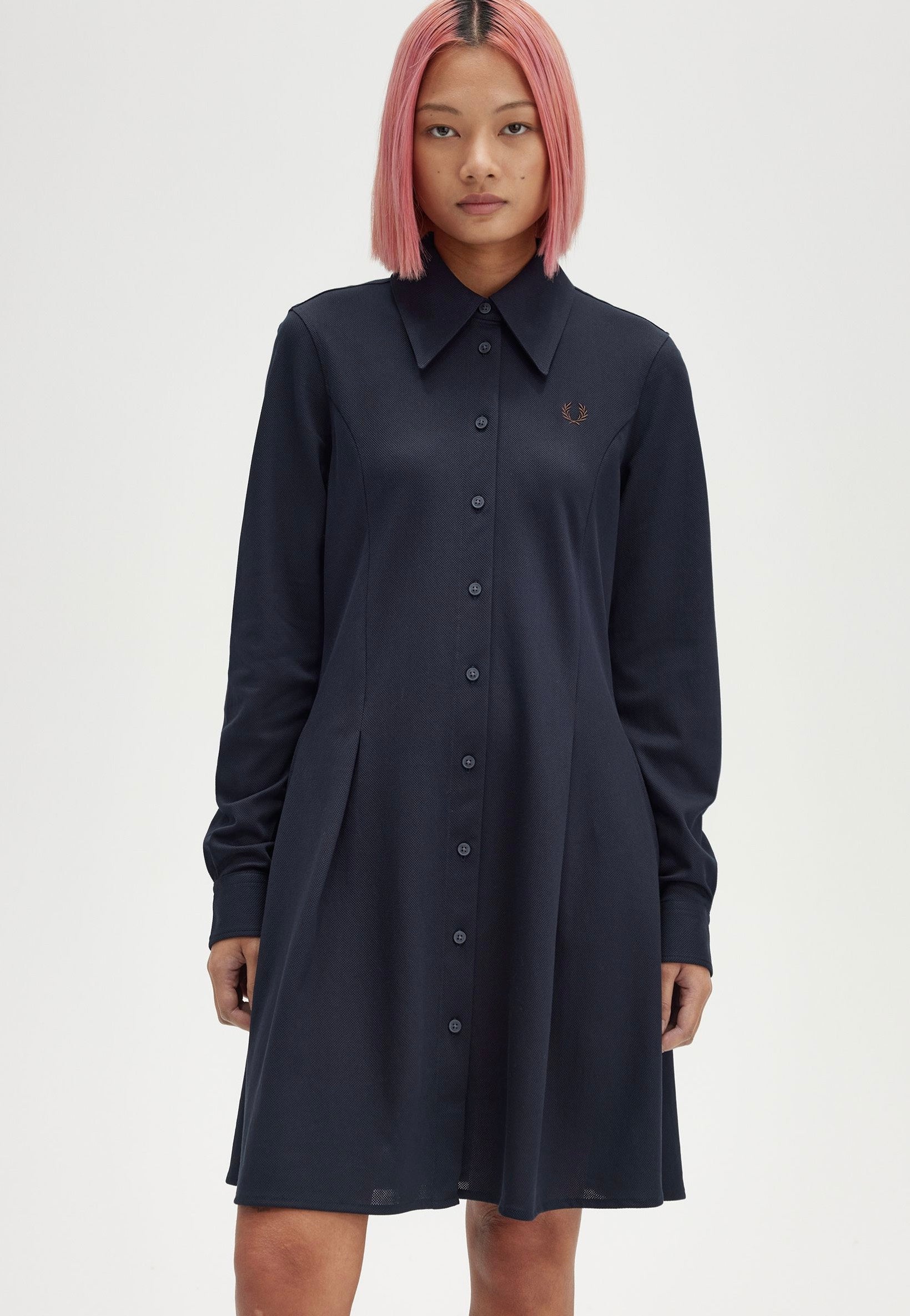 Fred Perry - Woven Mesh Navy - Dress Discount Low Shipping Fee