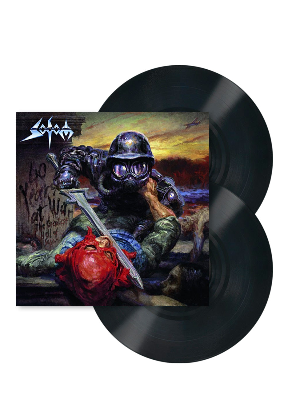 Sodom - 40 Years At War - The Greatest Hell Of Sodom Cristallo/Black - Colored 2 Vinyl Outlet Geniue Stockist