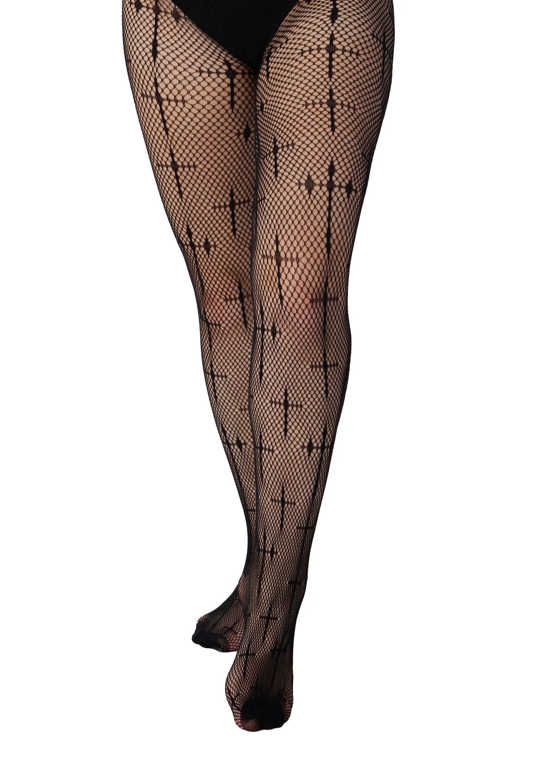 Pamela Mann - Latin Cross Net Black - Tights Free Shipping Wiki