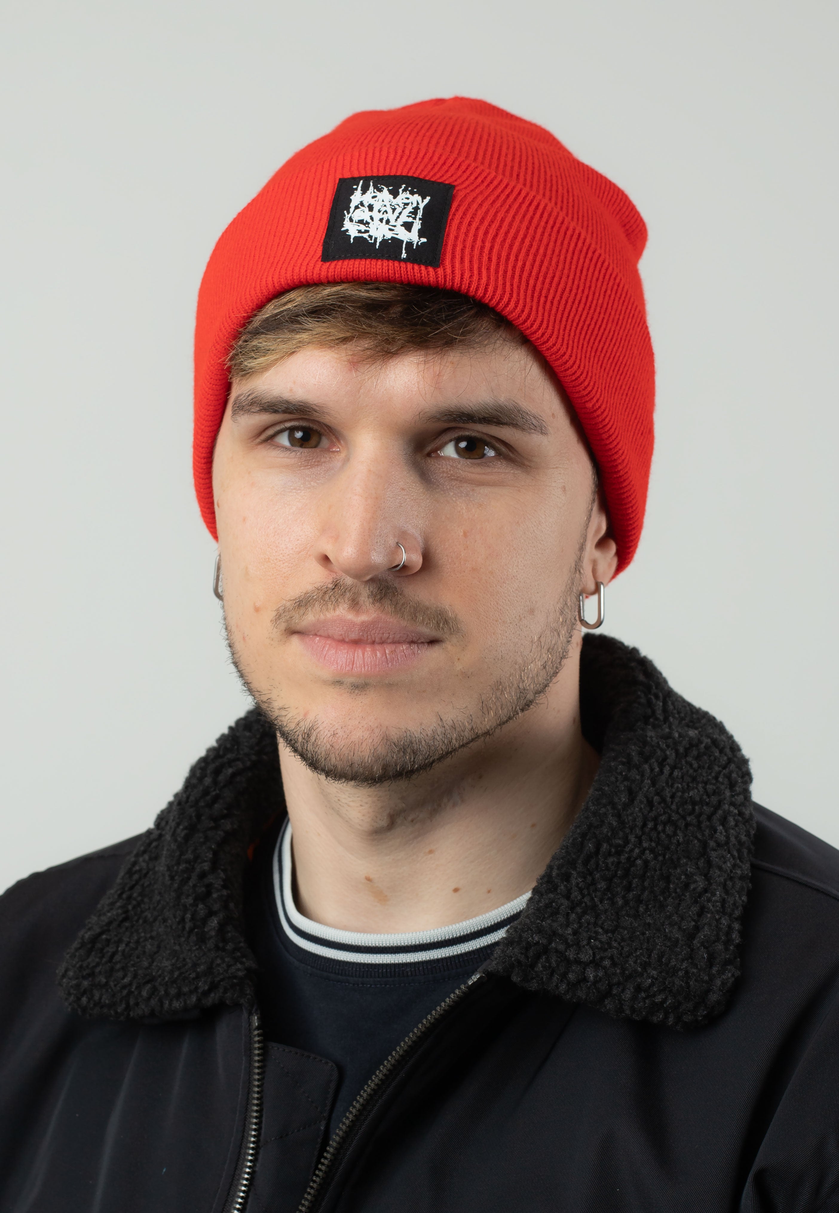 Heaven Shall Burn - Stacked Logo Red - Long Beanie Clearance Limited Edition