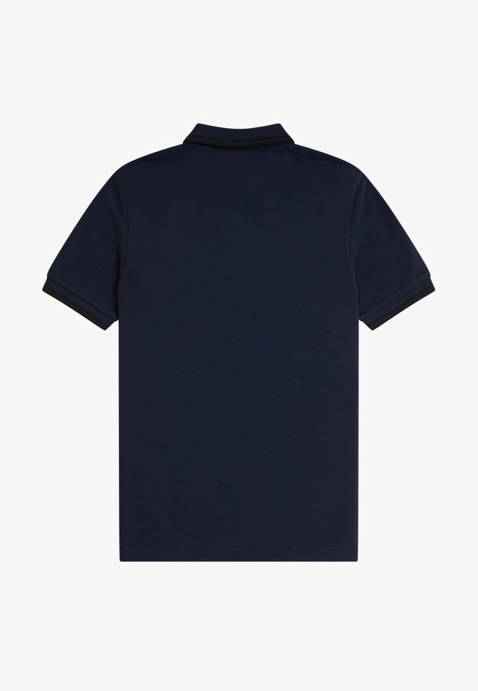 Fred Perry - The Twin Tipped Dkcarbon/Black - Polo Pictures Cheap Online