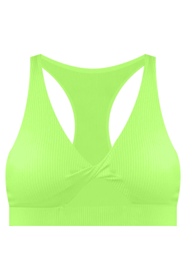 Green with Envy Lime Green Halter Bikini Top FINAL SALE Cheap Pice Buy Discount