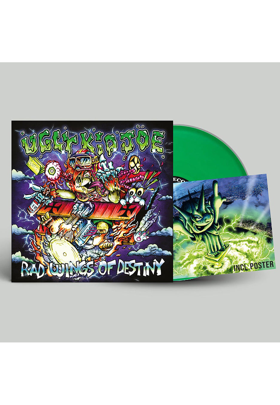 Ugly Kid Joe - Rad Wings Of Destiny Green - Colored Vinyl Cheap Usa Stockist