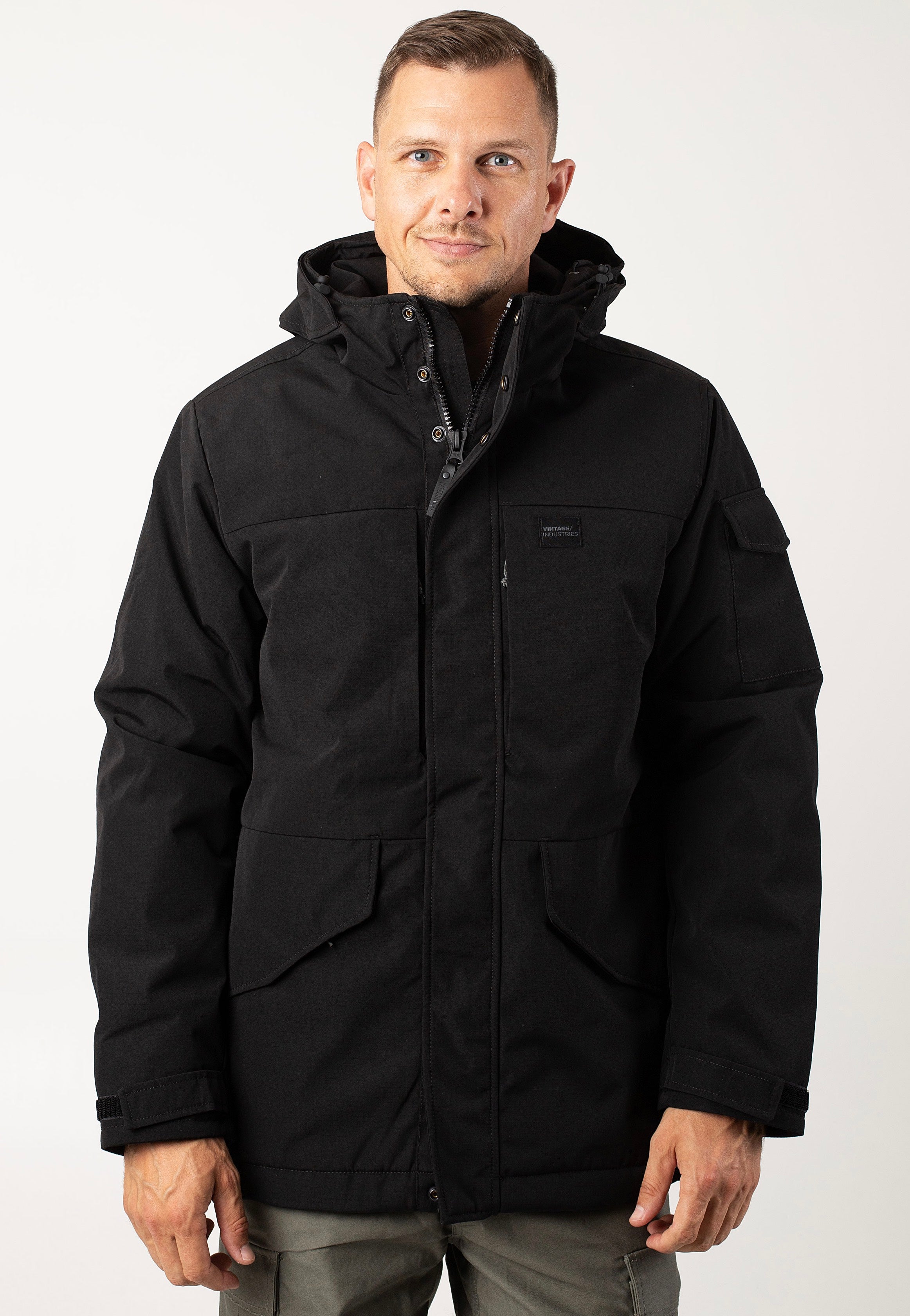 Vintage Industries - Oliver Black - Jacket Cheap Online