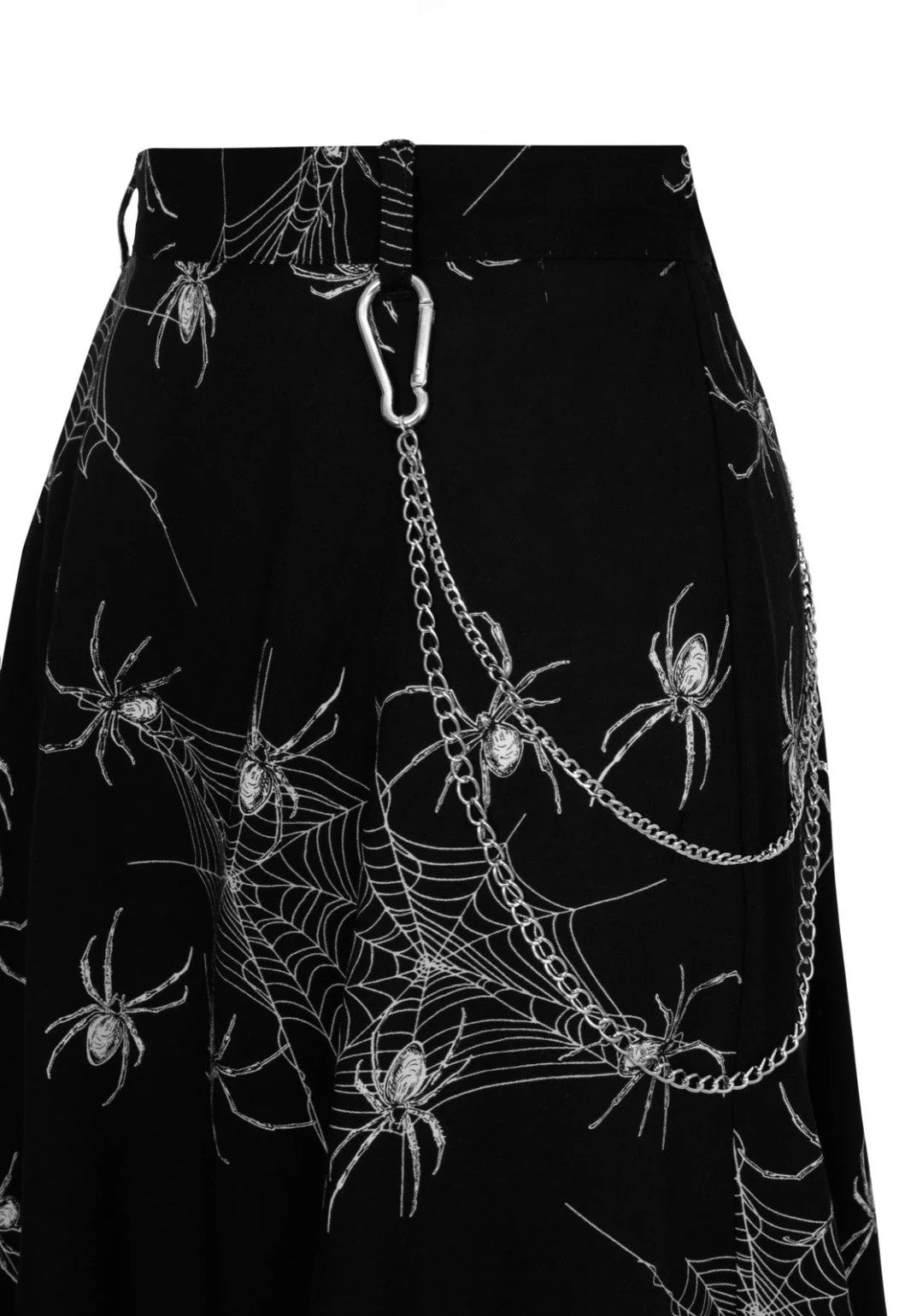 Hellbunny - Grungy Spider - Skirt Cheap Sale 2025 Unisex