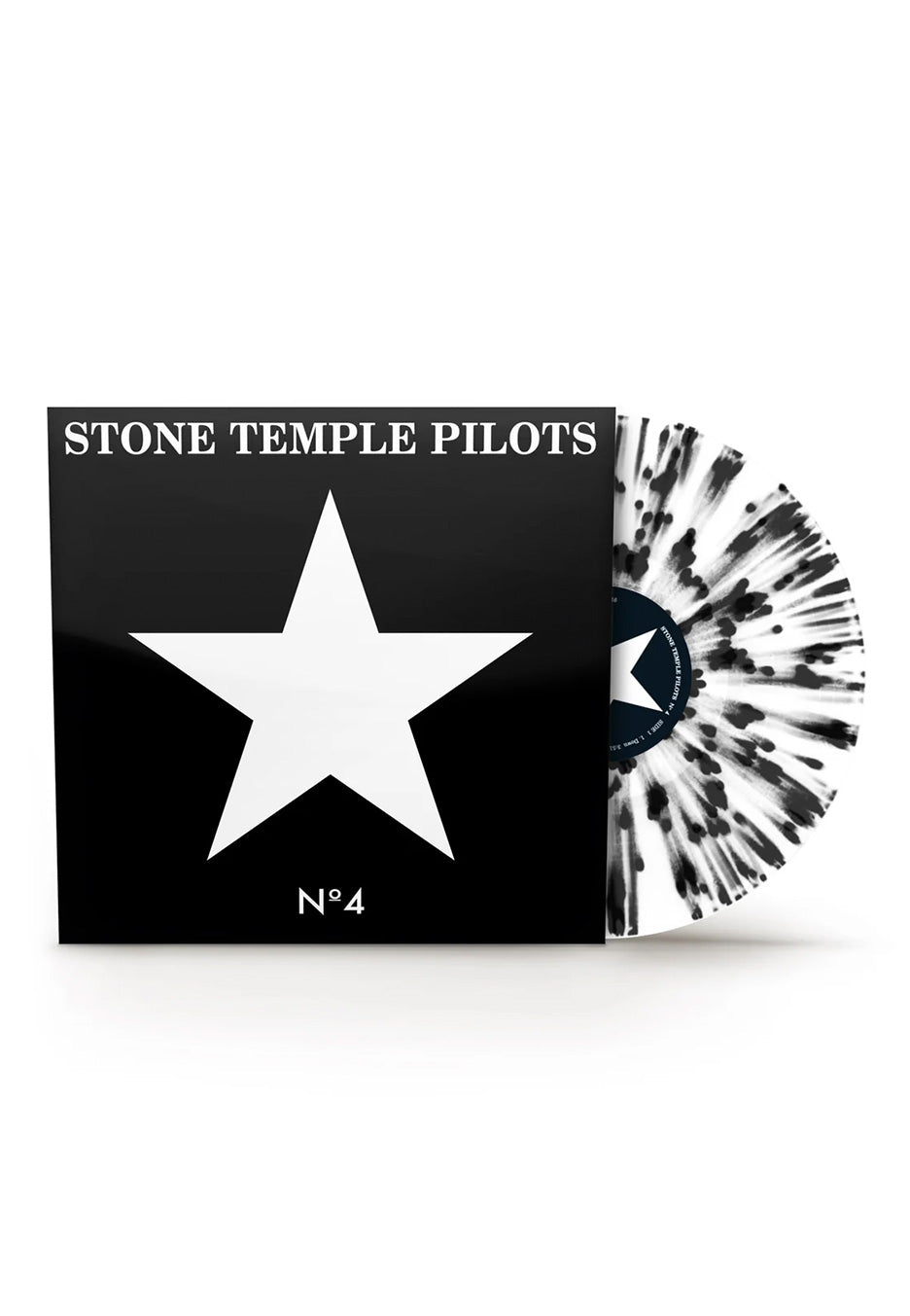 Stone Temple Pilots - No. 4 Ltd. White w/ Black - Splattered Vinyl Sast Cheap Pice