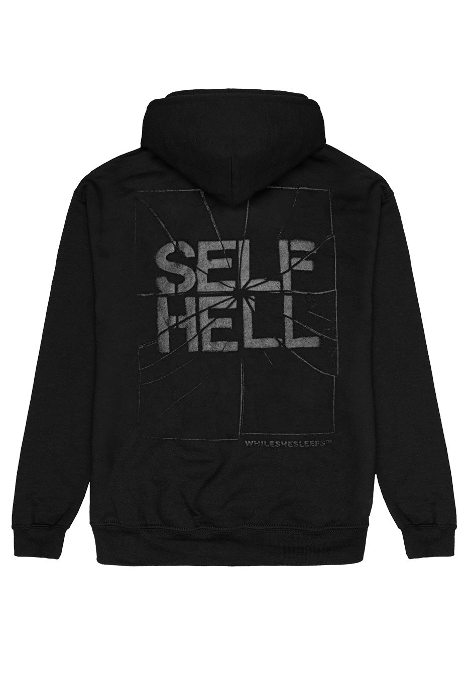 While She Sleeps - Self Hell Smash Limited Black On Black - Hoodie Sale Comfortable