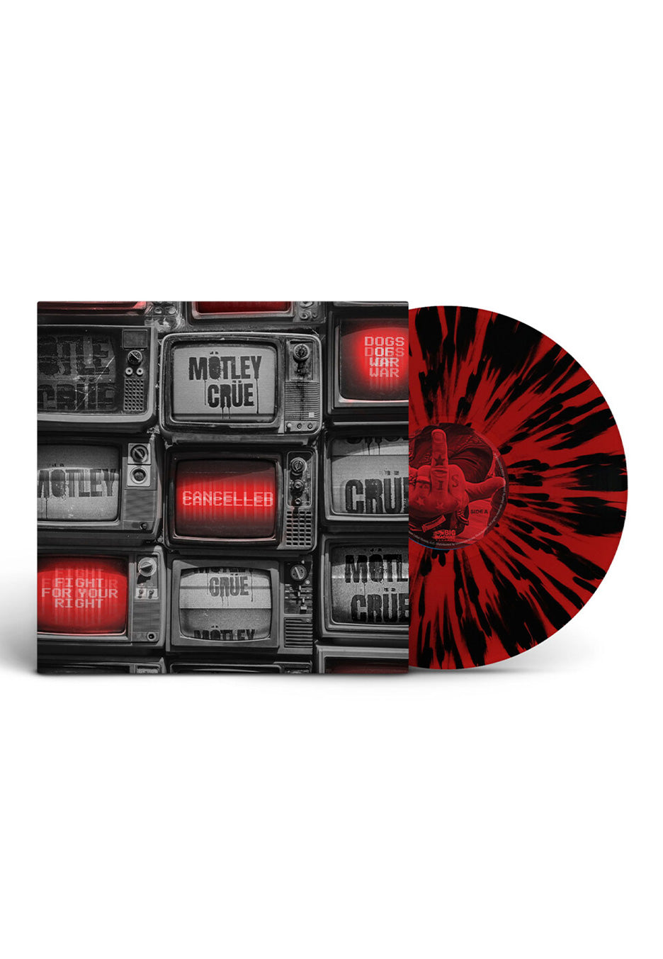 Mtley Crüe - Cancelled Ltd. Red w/ Black - Splattered Vinyl Best Seller