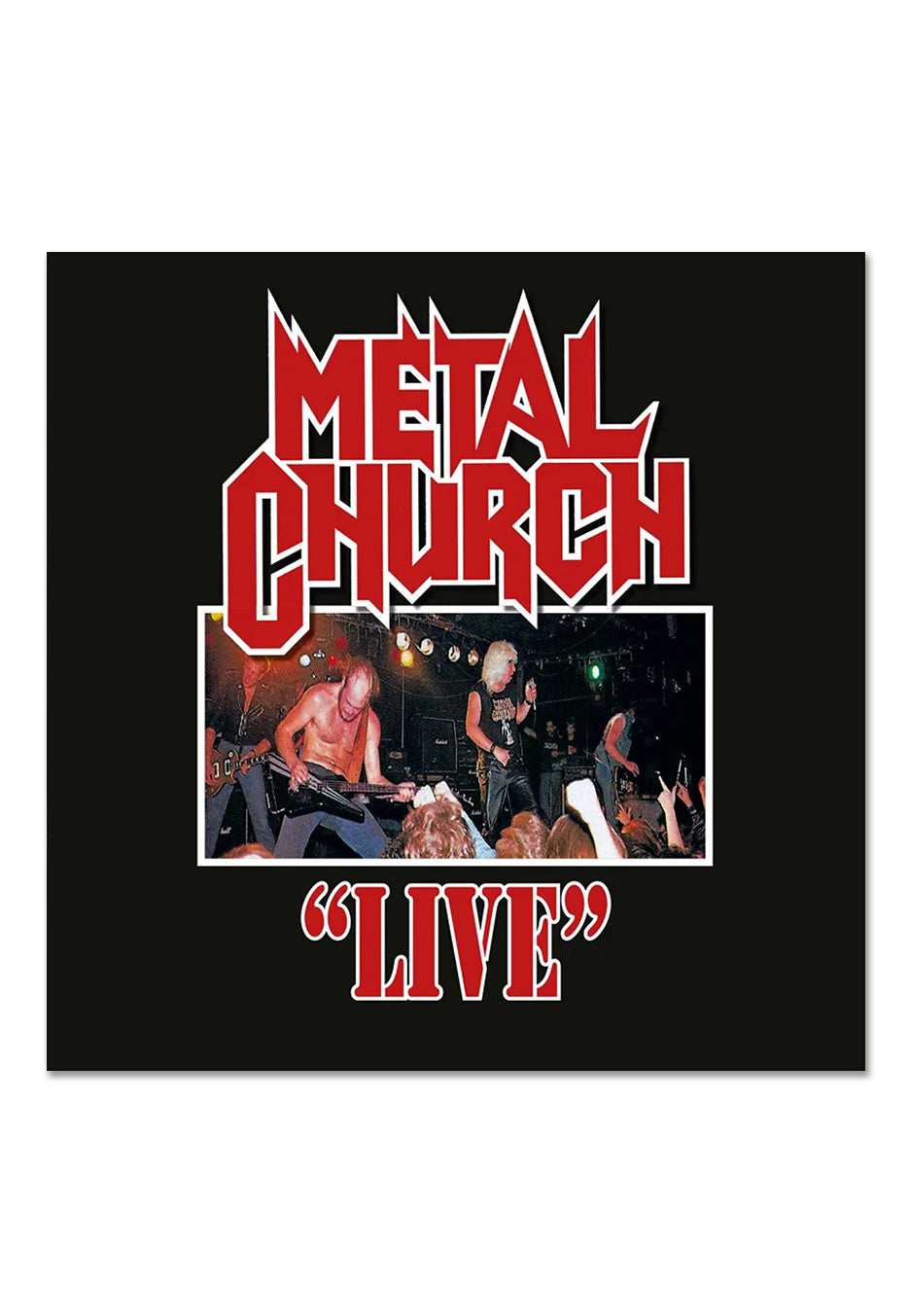 Metal Church - Live Ltd. Red/White Galaxy - Colored Vinyl Clearance Perfect