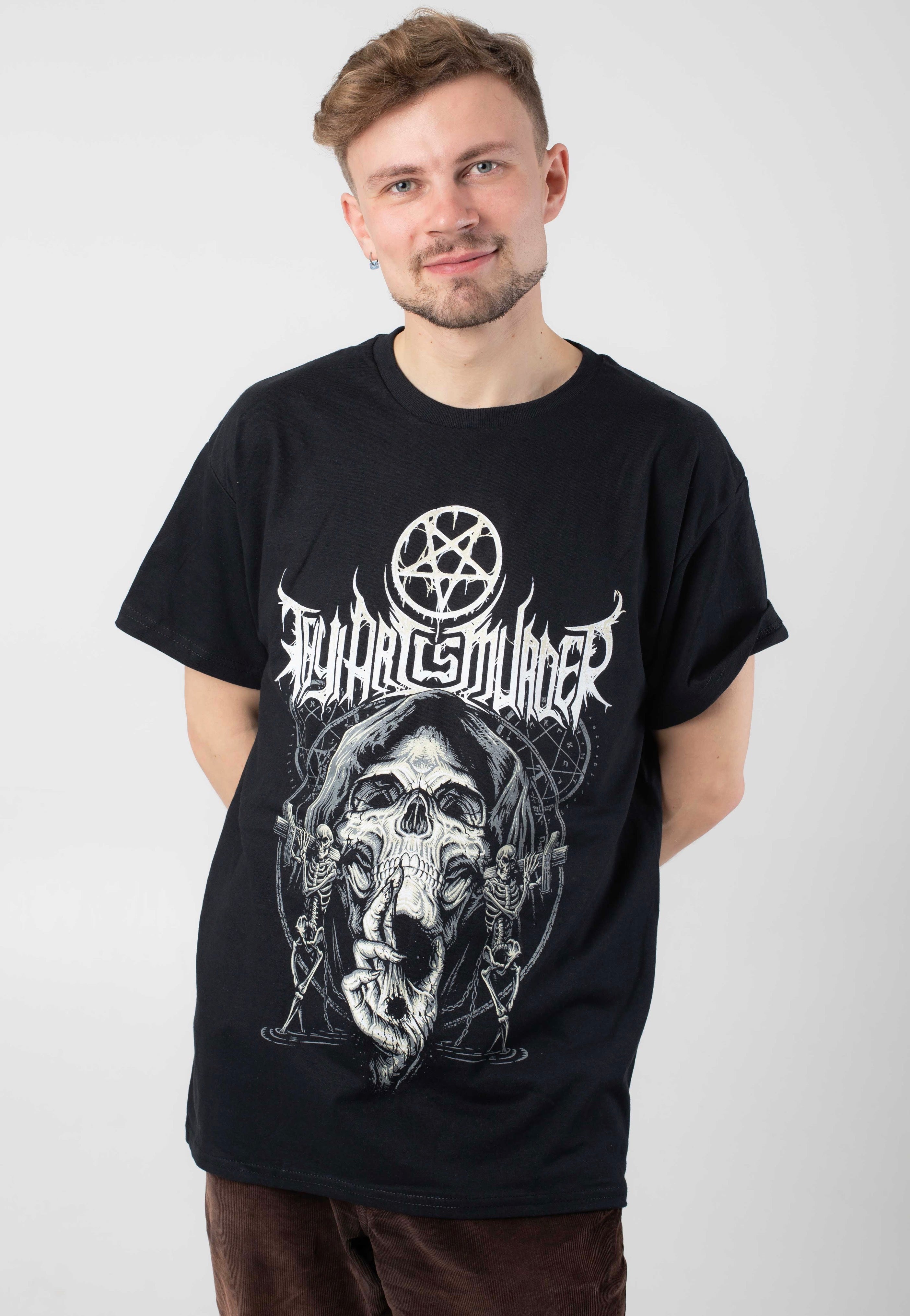 Thy Art Is Murder - Skull Pentagram - T-Shirt Cheap 100% Original